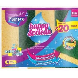 اسفنجة سليلوز هابي اند كلين من باركس 4 قطع