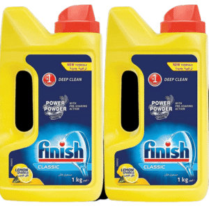 فينيش مسحوق غسيل لغسالة الاطباق برائحة الليمون 1+1 كغم مجانا