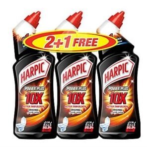 هاربيك باور بلس 10x منظف تواليت سائل أصلي كامل 750 مل 2 + 1 مجانًا