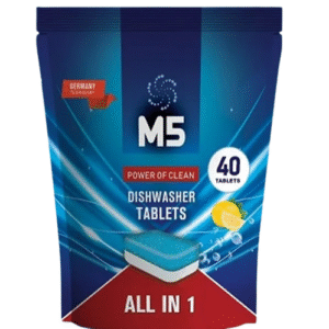 أقراص غسالة الأطباق ام 5الكل في 1 40 كبسولة