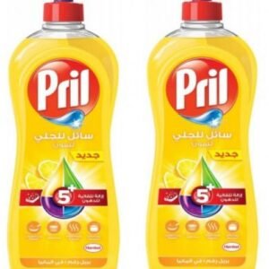 سائل غسالة الأطباق بريل 5 بلس 650 مل ليمون 2 عبوة