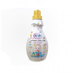 ويلز منعم ومعطر الأقمشة أبيض للأطفال 1 لتر