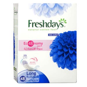 فريش دايز فوط نسائية طويلة الحجم الاقتصادي 48 فوطة