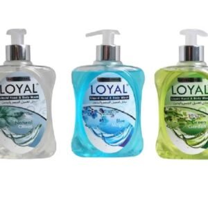 لويال سائل لغسيل الجسم واليدين عدة عطور 500مل 3 عبوات