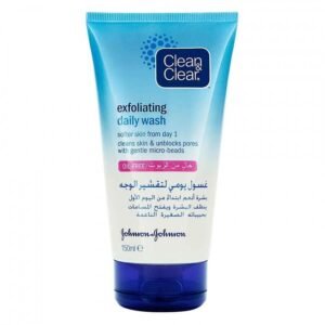 كلين آند كلير غسول تقشير يومي للوجه 150 مل