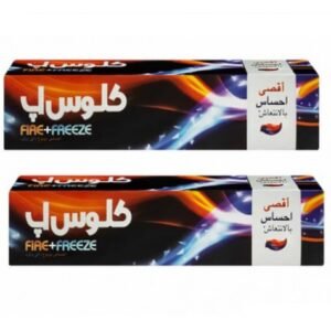 كلوس أب معجون أسنان دافئ وبارد مزدوج الإحساس 100 مل عبوتين