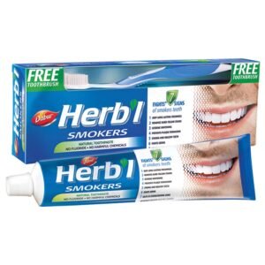 دابر معجون اسنان للمدخنين + فرشاة 150 غم