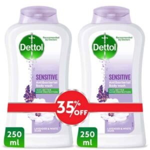 ديتول جل استحمام للبشرة الحساسة 250 مل x 2