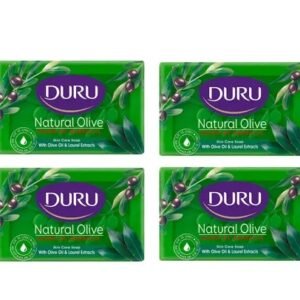 صابون طبيعي بزيت الزيتون وخلاصة الغار 180 جم من 4 قطع دورو