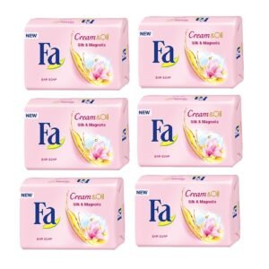 فا صابون كريم وزيت الحرير وماغنوليا 75 جرام × 6
