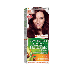 غارينيه كولور ناتشرلز صبغة دائمة مغذية للشعر لون أحمر كرزي عميق رقم 4.62 بالزيوت الثلاثة