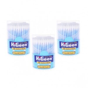 هايجين قطن الأذن 100 قطعة 3 قطع