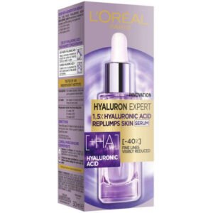 لوريال باريس سيروم لإعادة مرونة البشرة بحمض الهيالورونيك 30 مل