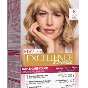 صبغة شعر أشقر فاتح 8 من لوريال باريس