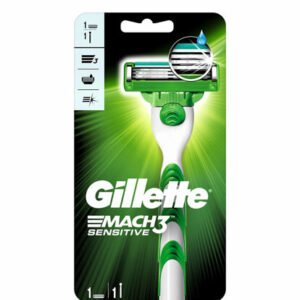 جيليت ماكينة حلاقة ماك 3 للبشرة الحساسة 1 شفرة للرجال