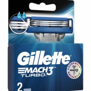 شفرات حلاقة ماك 3 توربو البديلة 2 في جيليت 1