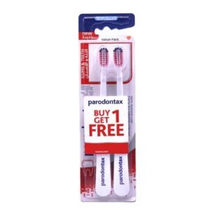 بارودونتكس فرشاة أسنان ناعمة اللثة والأسنان 1 + 1 مجانًا