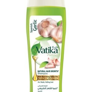 فاتيكا   شامبو نمو الشعر الطبيعي بالثوم الأسباني من ناتشورالز للشعر الضعيف المتساقط 600 مل