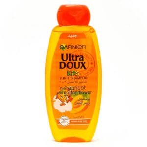 شامبو ألترا دوكس للأطفال 2 في 1 من غارنييه بزهرة المشمش والقطن 400 مل