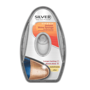 سيلفر اسفنجة احذية شفاف لمعة