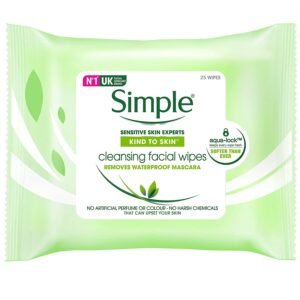 سيمبل مناديل مبللة التنظيف للبشرة الحساسة 25 منديل